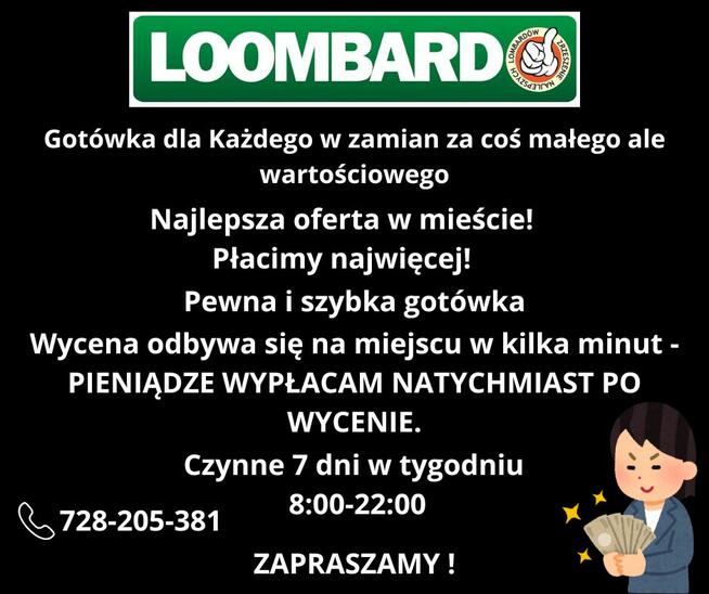 Gotówka dla Każdego w zamian za coś małego ale wartościowego