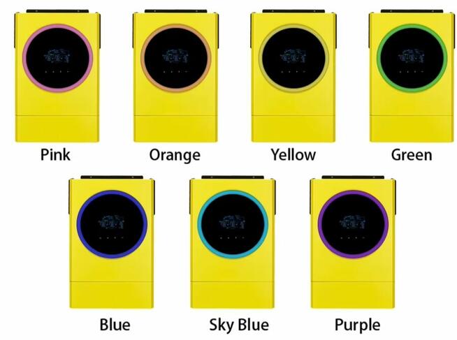 Inwerter Hybrydowy MPPT Dotykowy EA 5600w NOWYCena z Wysyłką