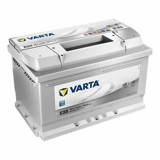 AKUMULATOR 74AH 750A VARTA SILVER DYN E38 P+ LB3