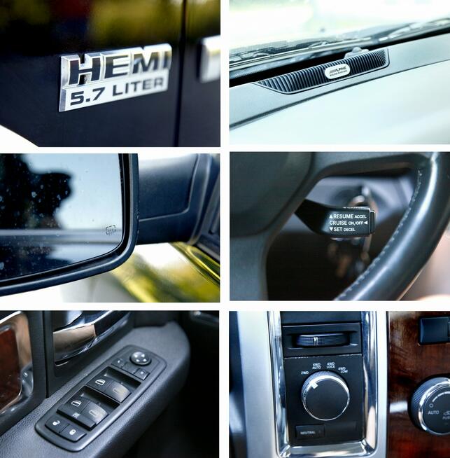 Dodge RAM 5.7 HEMI/Navi/Kamera/4x4/Skóry/ FuLLOpcja/Bezwyp/Serwisowany/GWARANCJA