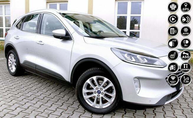 Ford Kuga TITANIUM/Hybrid Diesel/ Navi/6 Biegów/Klimatronic/SerwisASO/ GWARANCJA