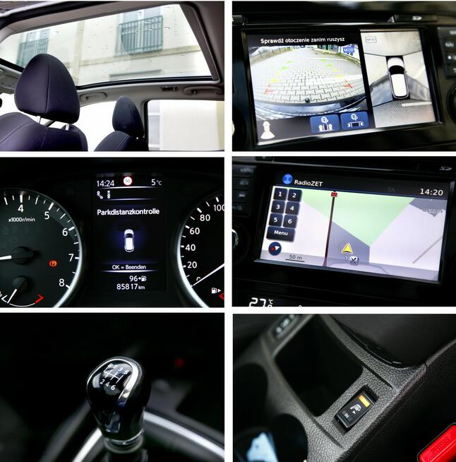 Nissan Qashqai Bezwyp/Serwis ASO/Panorama/Klimatronic/Navi/ Kamera Cof/PDC/GWARANCJA