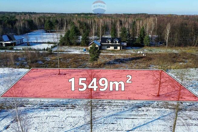 Działka 1549m2 Tomaszew, gm. Wiskitki