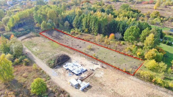 Malownicza działka budowlana w otoczeniu lasu