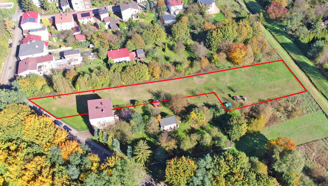 Duża działka budowlana w spokojnej okolicy