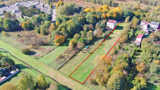 Działka budowlana w spokojnej okolicy – Wojkowice