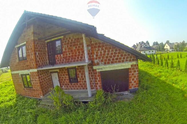 Dom w stanie surowym zamkniętym 10 km od Zatora