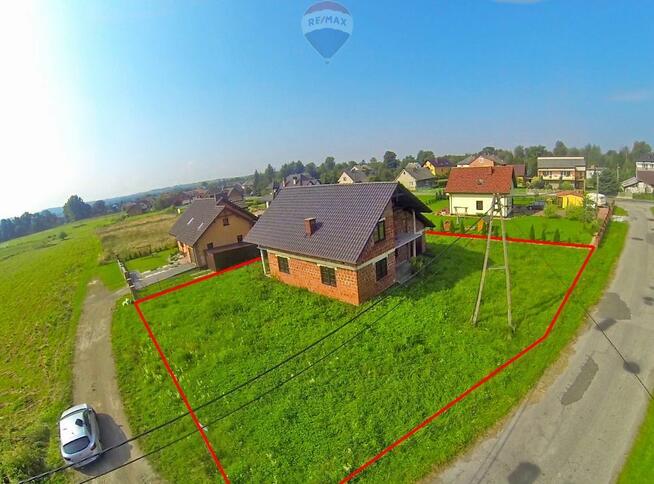 Dom w stanie surowym zamkniętym 10 km od Zatora