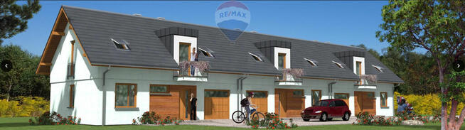 Działka z projektem budowlanym pod 6 segmentów