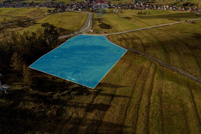 93ar Usługowa działka w Kluszkowcach!