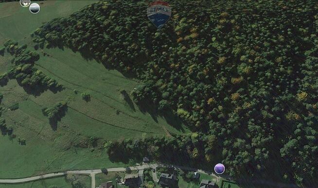 ŁOPUSZNA - duża dzialka leśna