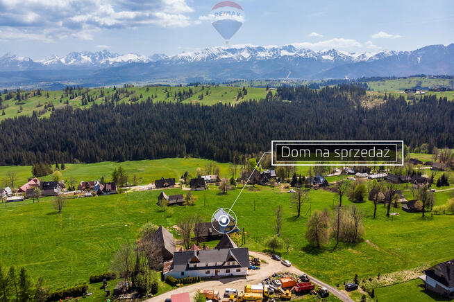 Działka z panoramą na Tatry w Bustryku k. Zębu