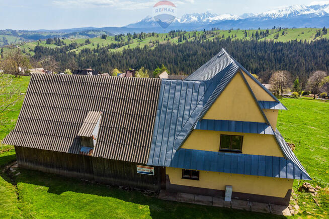 Działka z panoramą na Tatry w Bustryku k. Zębu