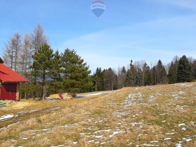 Widokowa działka o pow. 3771 m2 przy Zakopiance