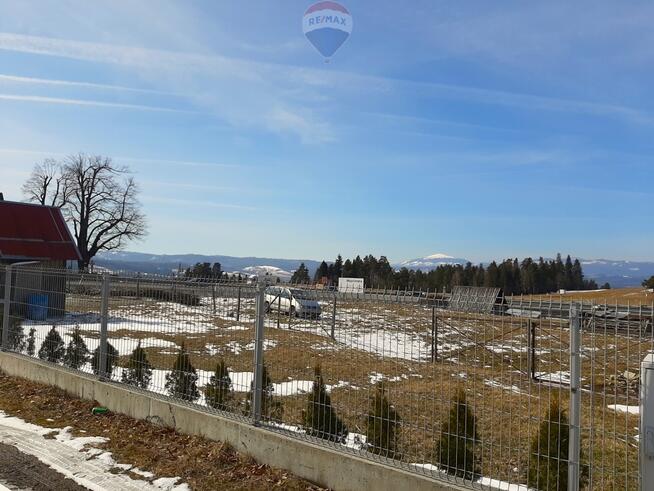 Widokowa działka o pow. 3771 m2 przy Zakopiance