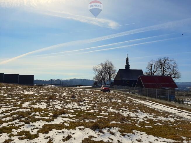 Widokowa działka o pow. 3771 m2 przy Zakopiance