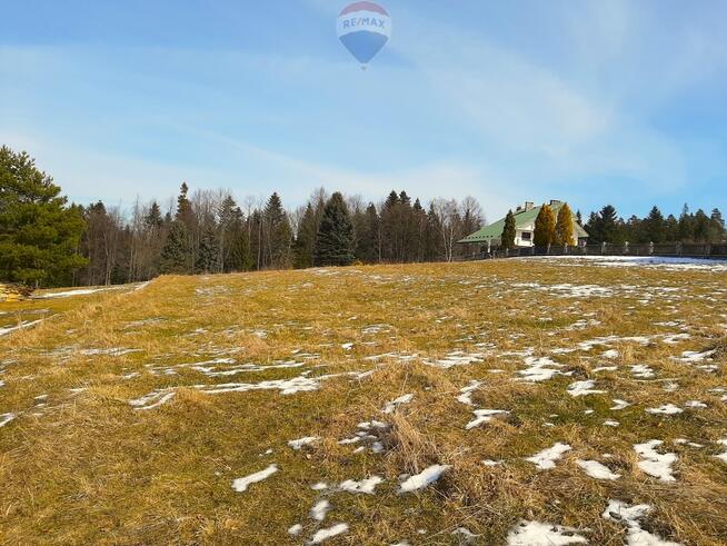 Widokowa działka o pow. 3771 m2 przy Zakopiance