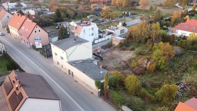 Dom przy głównej ul. Skorogoszczy z dużą działką