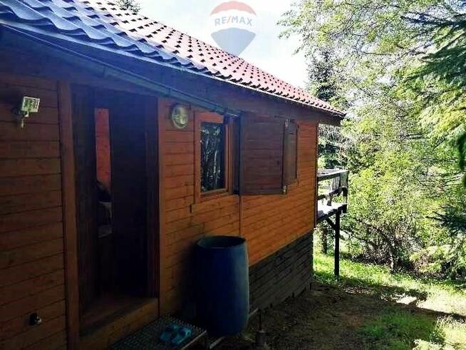 Domek letniskowy na działce budowlanej