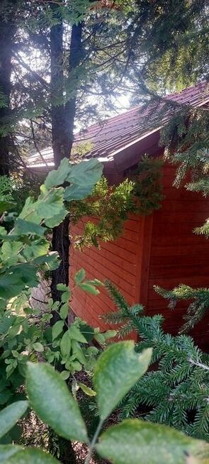 Domek letniskowy na działce budowlanej