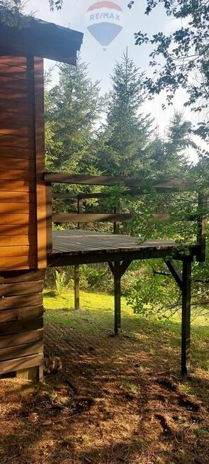 Domek letniskowy na działce budowlanej