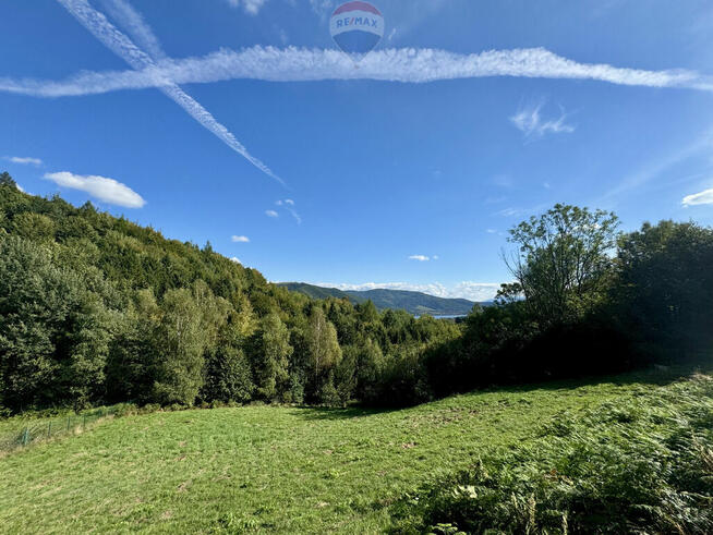 Działka budowlana z widokiem na jezioro Żywieckie