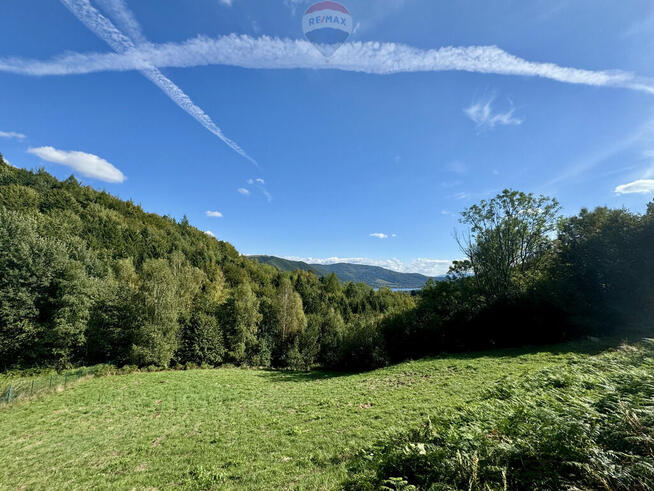 Działka budowlana z widokiem na jezioro Żywieckie