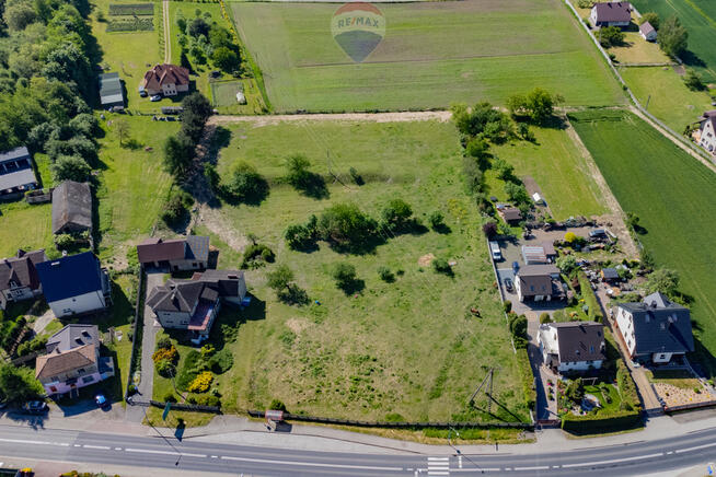 Duży dom i duża działka przy DW780 pierwsza linia