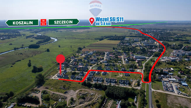 Piękny dom w zabudowie bliźniaczej Kołobrzeg!