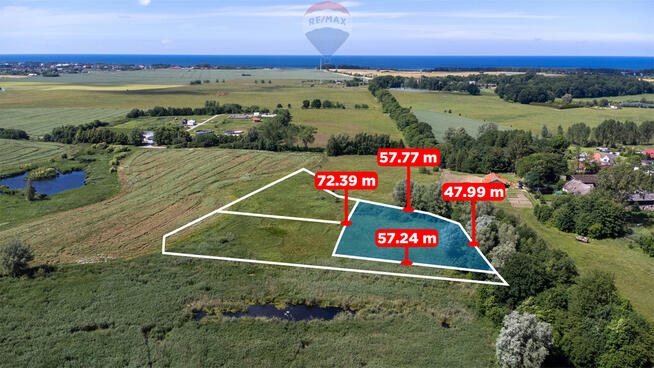 Malownicza działka w Kiszkowie, 2 km od morza!