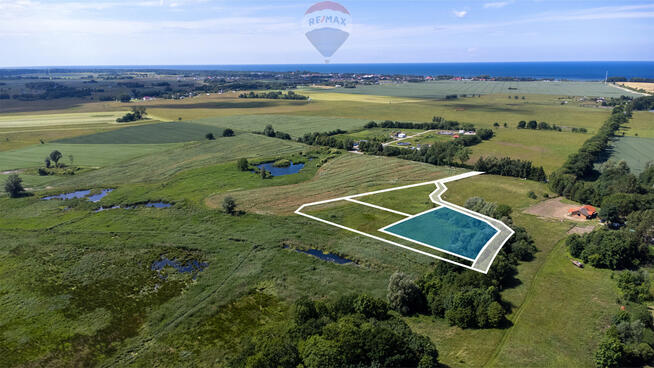 Malownicza działka w Kiszkowie, 2 km od morza!