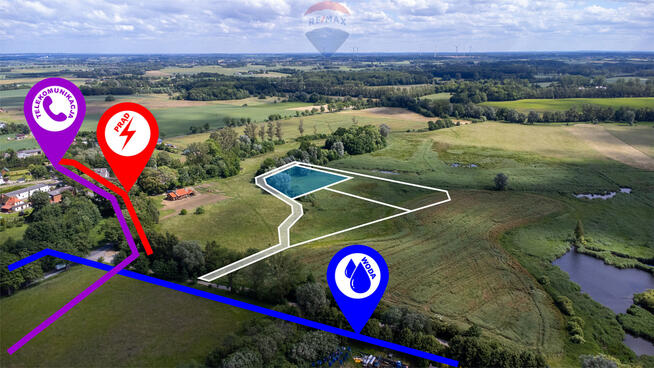 Malownicza działka w Kiszkowie, 2 km od morza!