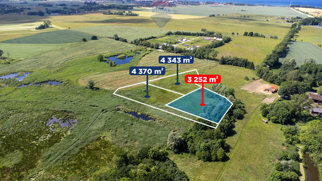 Malownicza działka w Kiszkowie, 2 km od morza!