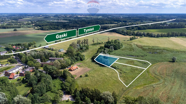 Malownicza działka w Kiszkowie, 2 km od morza!