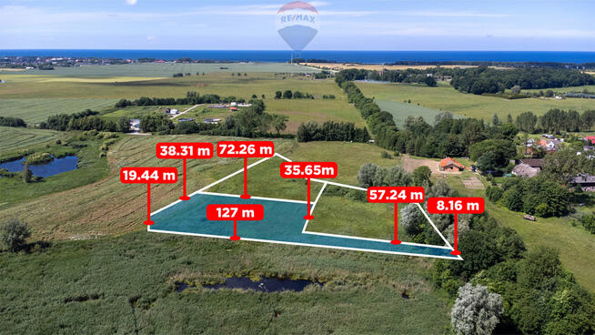 Malownicza działka w Kiszkowie, 2 km od morza!