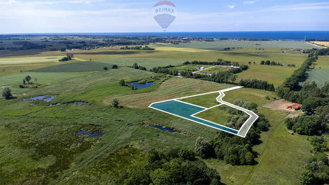 Malownicza działka w Kiszkowie, 2 km od morza!