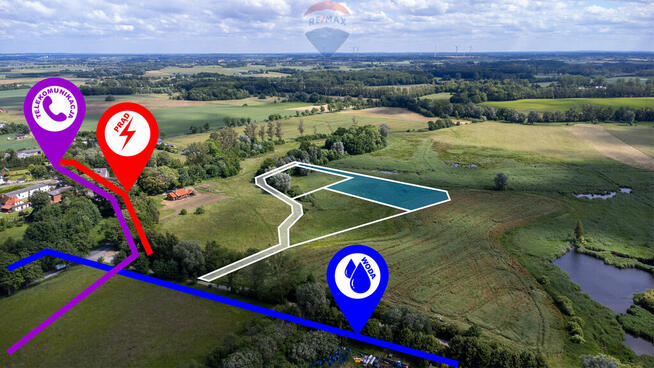 Malownicza działka w Kiszkowie, 2 km od morza!