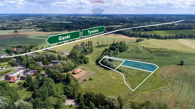 Malownicza działka w Kiszkowie, 2 km od morza!