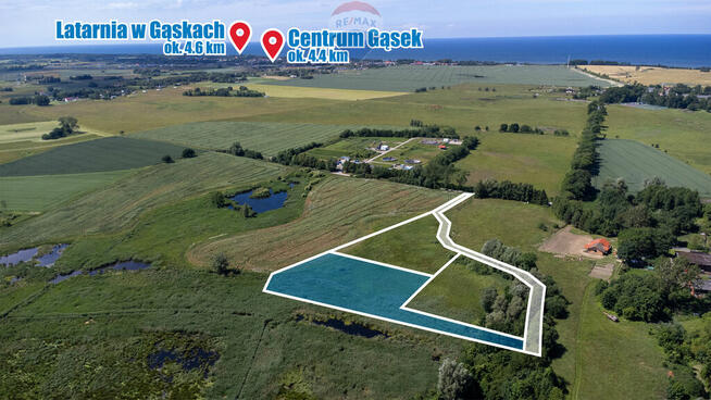 Malownicza działka w Kiszkowie, 2 km od morza!