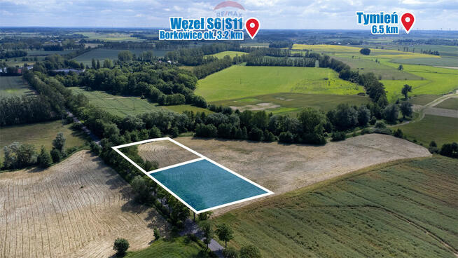 Malownicza działka w Kiszkowie, 3 km od morza!