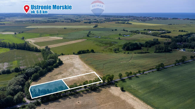 Malownicza działka w Kiszkowie, 3 km od morza!