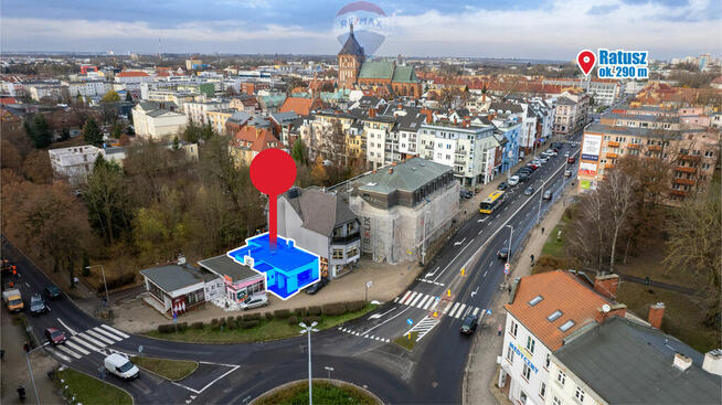Obiekt handlowo-usługowy w samym sercu Koszalina