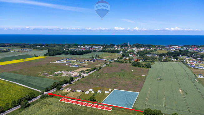 DZIAŁKA INWESTYCYJNA -1,5km od morza GĄSKI