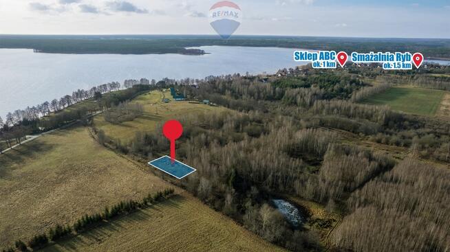 Działka budowlana nad jeziorem!