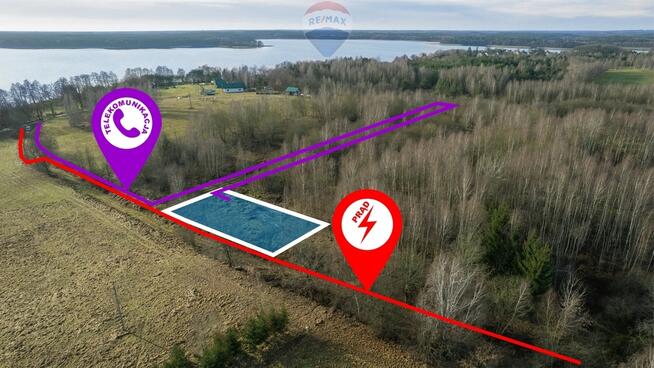 Działka budowlana nad jeziorem!