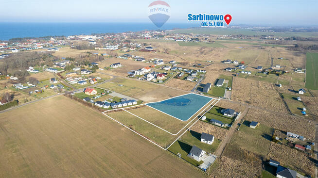 Działka nad morzem! 1,2 km od plaży!