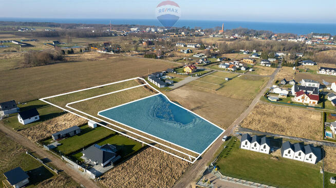 Działka nad morzem! 1,2 km od plaży!