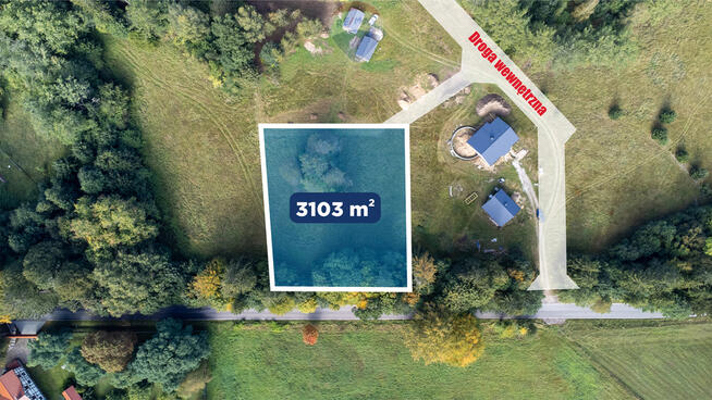 Działka nad jeziorem w Cetuniu!