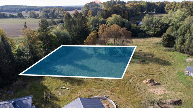 Działka nad jeziorem w Cetuniu!