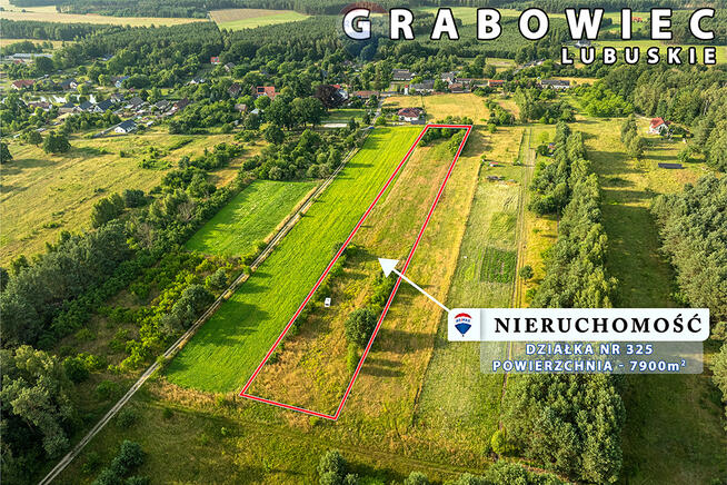 Na sprzedaż działka rolna 7900 m2, pod lasem